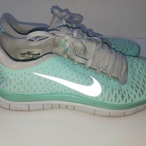 Nike Women's Size 9.5 Blue Mesh Trail Running Shoes Sneakers - Picture 6 of 11